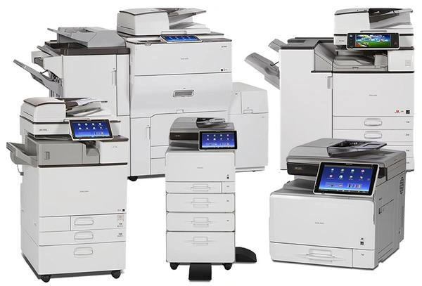 Fleet of professional multifunction business copiers for lease in El Paso and the El Paso County commercial service area