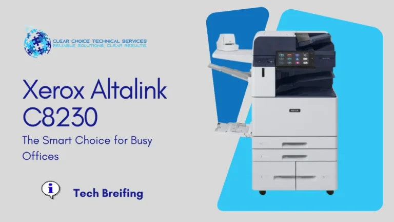 Xerox AltaLink C8230, El Paso Office Copiers, Multi-function Printer, Xerox C8230 Texas, Clear Choice Technical Services El Paso.